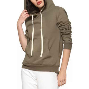 เสื้อฮู้ดและชุดวอร์มสำหรับผู้หญิงสำหรับฤดูหนาว พร้อมบริการออกแบบโลโก้ด้านหน้าตามสั่ง (OEM) ผ้าฟลีซกันลม - Product Image 2