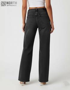 Nouveau pantalon en jean écorché respirant à la mode pour femmes de haute qualité à séchage rapide Ruff travail jean pantalon pour femmes jeans pour femmes - Product Image 4