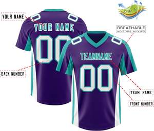 Maillots de football personnalisés pour les équipes des collèges et des clubs Matériel en maille Sergé Nom et numéro OEM Commandes en gros - Product Image 2