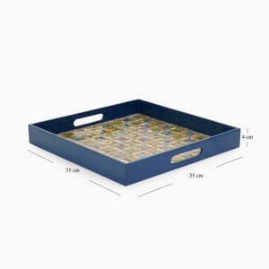 Fabricación de laca con Incrustaciones de nácar Premium, bandejas decorativas para servir, bandeja para servir desayuno de Vietnam, buen precio - Product Image 2