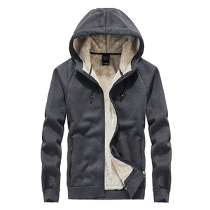 Sudaderas de Forro Polar Lisas sin Cordones para Invierno, Diseño Unisex, Cierre Múltiple, Personalización 3D en Relieve, Cierre Completo, Personalización Completa - Product Image 3