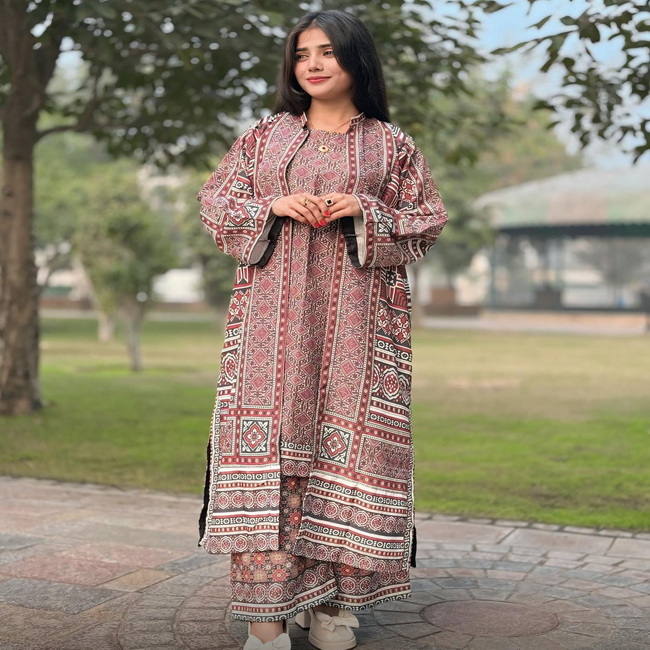 chinese dress ladies Long Indian Coat – The Quaintrelle main image 1