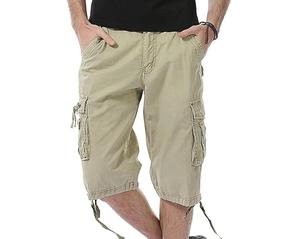 <b>Men</b> Branded Plain Polo Golf <b>Shorts</b> for Man Quick Dry Cotton Stretch <b>Knee</b> <b>Length</b> Mid Waist Hot Sale Casual Cargo <b>Short</b> Breathable - Product Image 4