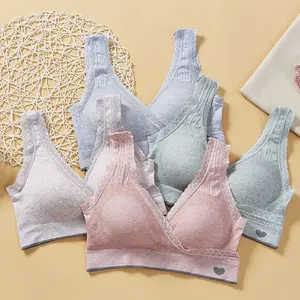 Ensemble de soutien-gorge de sport polyvalent confortable vêtements de Yoga respirants qui sèchent coussin fixe fermeture éclair nouvelle couleur de contraste grande taille sans couture Sexy - Product Image 1