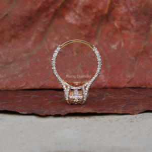 แหวนเพชร CVD ประดับห้องแล็บรูปไข่1.0 CT แหวนหมั้นหมายเพชร CVD ทอง CVD ของขวัญครบรอบปีของเธอแหวนเพชรหมวดหมู่ผลิตภัณฑ์ - Product Image 5