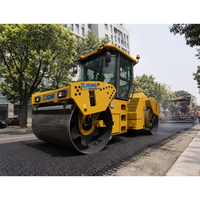 XD143 Compacteur vibrant à tambours en acier tandem hydraulique pour travaux routiers urbains, performance stable, équipement de compactage d'asphalte