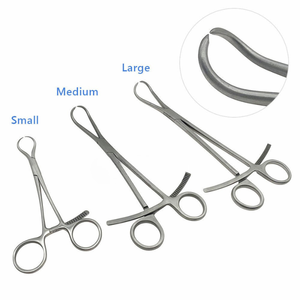 Instruments orthopédiques manuels en acier inoxydable, pinces de réduction osseuse pointues avec 3 tailles, pinces de maintien osseux par Surgiright - Product Image 2