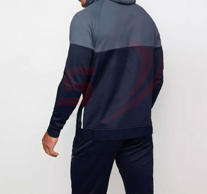 Sudadera con capucha para hombre de alta calidad personalizada, chándal con cremallera, logotipo de lana de invierno impreso, opciones de talla grande, característica de maternidad - Product Image 4