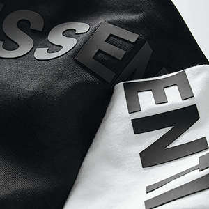 Camisetas de Hombre de Moda, Talla Grande, de Poliéster/Algodón, 380 g/m², de Alta Calidad, Transpirables, de Corte Regular, Cuello Redondo, Estilo Hip Hop - Product Image 2