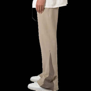 <b>Men</b> Winter Mid Waist Casual Oversize <b>Wide</b> <b>Leg</b> Flared Streetwear Sweat Pants - Product Image 3