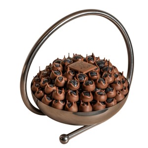 ชามสแตนเลสสตีลใช้มือทุบสำหรับตกแต่งชามช็อคโกแลตโลหะชุบเงินสุดวิเศษ - Product Image 5