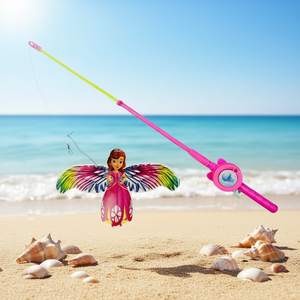 Caña de Pescar Dragón BDT de 70cm y Accesorio Princesa Dragón de 30cm, Juguetes de Playa, Equipo de Pesca - Product Image 3