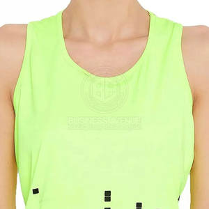 Camiseta sin Mangas para Mujer, Último Estilo en Venta, Hecha de Algodón y Poliéster, Ropa Deportiva para Gimnasio - Product Image 6