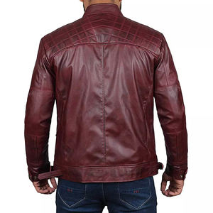 <b>Factory</b> Wholesale Professional Leather Custom Logo Racing leather jacket - Product Image 4