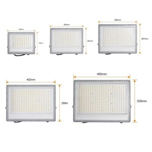 Đèn pha ngoài trời tốt nhất màu trắng đen, chống nước <span class=keywords><strong>IP65</strong></span>, công suất 50W 100W 150W 200W - Product Image 3