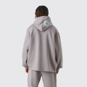 Fournisseur de sweats à capuche pour hommes imprimés OEM Impression avant et arrière personnalisée de tissu de haute qualité disponible pour la mode ou l'image de marque - Product Image 2