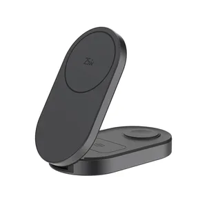 Cargador Inalámbrico Quantum 3 en 1, Almacenamiento Inteligente y Organización, Gadgets Sostenibles - Product Image 1
