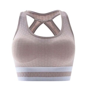 Soutien-gorge de sport sans couture à une épaule pour femmes Design personnalisé Fitness Yoga Wear Toutes les tailles Couleurs Spandex Polyester Plus Size - Product Image 4