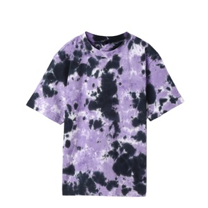 Camiseta Personalizada con Estampado Tie Dye en Espiral, 100% Algodón, Estilo Urbano Holgado, Unisex, Informal, Verano, Venta al Por Mayor - Product Image 1