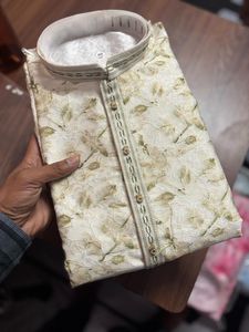 Vêtements de soirée de qualité supérieure Jacquard lourd avec impression numérique pour hommes Kurta Pyjama Fabricant de Surat - Product Image 2