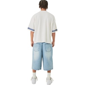 Camiseta extragrande de talla grande personalizada para hombre, Camiseta holgada con estampado de logotipo, camisa grande y alta, ropa informal elegante y cómoda - Product Image 5
