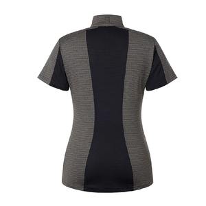 Chemise d'équitation à manches courtes pour femme de qualité supérieure, imprimée, respirante, extensible dans quatre directions, idéale pour les compétitions équestres. - Product Image 2