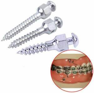 Mini implantes de ortodoncia, 3 uds., microtornillo + 1 destornillador, herramienta, materiales inoxidables - Product Image 2