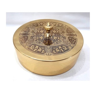 Casseroles Boîte Avec Couvercle Premium Poli Haute Qualité Maison Hôtel Table Ware En Acier Inoxydable Chapati Boîte De Service Forme Ronde - Product Image 4