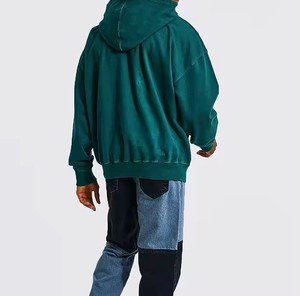 Sweat à capuche couleur zinc tenue confortable séchage rapide anti-boulochage nouveaux sweats à capuche élégants en coton biologique mélangé pour vêtements décontractés pour garçons - Product Image 3