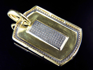 Hip Hop Style Personalized Gold Plated Round Shape Moissanite Diamond Iced Out Custom Pendant Jewelry for Men - Product Image 5