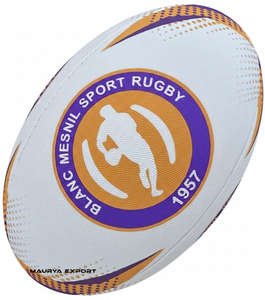 Ballons de rugby personnalisés avec logo / Ballons de rugby professionnels et durables à haute adhérence - Product Image 2