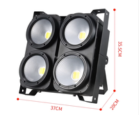 4 yeux 4*100W DMX512 400W COB LED Par Light DMX Audience Blinder Light RGBW 4in1 Club Stage DJ Light