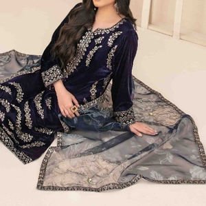 Vestido Clásico de Terciopelo al por Mayor, Tela Suave, Elegante para Fiestas, Reversible, de Secado Rápido, Alta Calidad, Marca Privada, Hecho en Fábrica, Venta al por Mayor - Product Image 3