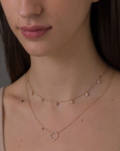 Collar Solitario con Diamante Colgante de 0.45 Ct, Diamante Natural Color G-H, Claridad VS, Oro Sólido de 14K, Estilo Minimalista Hecho a Mano - Product Image 2