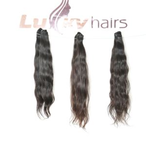 100% naturel cuticule aligné noir vierge vague lâche faisceaux vendeurs bon marché ondulé fabrique des extensions de cheveux humains indiens bruts - Product Image 4