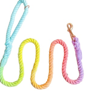 เชือกสำหรับสุนัขของคุณเชือกคอตตอนสีธรรมชาติทำมือการผสมสีที่น่าทึ่งสำหรับสุนัขของคุณ - Product Image 1
