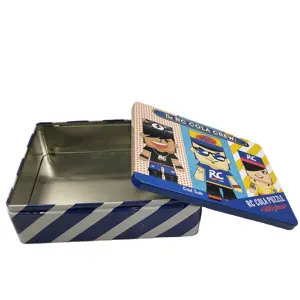 Gift Tin Can Fornecedor Embalagem Tin Box Kids Game Tin Box For Children