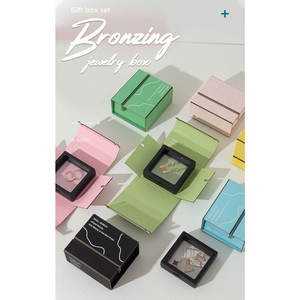 Boîte à bijoux transparente Pvc Nail Enhancement Display Box Ceinture Couverture Anneau Collier Bracelet Boîte Cadeau Couleur Environnementale - Product Image 2