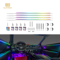 ''K6 22-en-1 LED Strip Lights 12V USB Auto Atmosphère Décoration Ambiante Lampe pour Intérieur de Voiture Nouvel Accessoire de Rénovation
