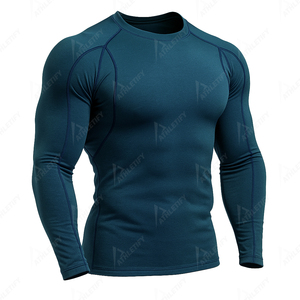 Chemise de compression Rashguard à séchage rapide pour homme Logo personnalisé Maillot de bain athlétique confortable Vêtements de sport pour l'entraînement Surf. - Product Image 2