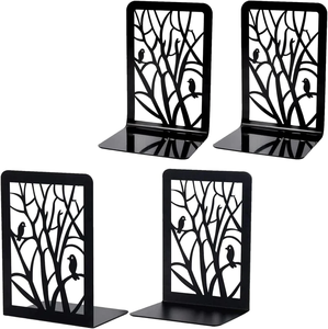 Sujetalibros Resistentes de Metal y Latón, Antideslizantes, Organizador de Libros de Escritorio y Librería, Sujetalibros Más Vendidos - Product Image 3