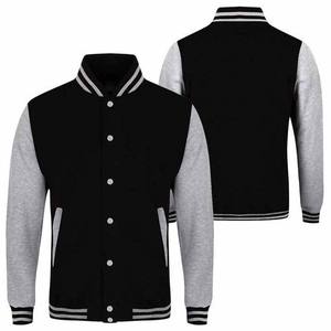 High Street High Quality Men's Letterman Baseball <b>Covered</b> <b>Button</b> Winter Jackets ODM/OEM Customizable Embroidery Patches Stand - Product Image 6