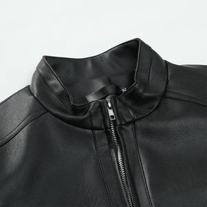 Vestes en cuir véritable pour hommes, style nouveau, légères, coupe-vent, imperméables, réversibles, respirantes, écologiques, personnalisées - Product Image 3