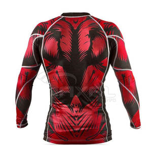 Fabricant d'usine – Nouveauté : Rashguard Homme Personnalisé Respirant, Séchage Rapide, Écologique en Spandex/Polyester pour Arts Martiaux – En Stock - Product Image 2