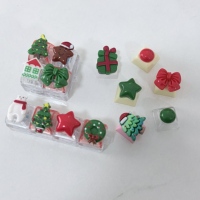 Christmas Mechanical Keyboard Clicker Fidget Toy Holiday Artisan Keycap Keychain Office Stress Relief Stocking Stuffers