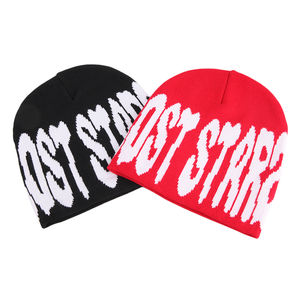 หมวกบีนนี่ลายหัวกะโหลกถักอะคริลิคแจ็คการ์ดแบบ100% ออกแบบได้ตามที่ต้องการสำหรับใส่ไปทะเลทุกฤดูกาล - Product Image 2