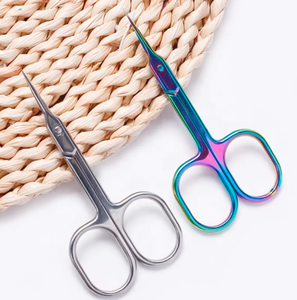 Manucure professionnelle ciseaux de beauté haut de gamme Style russe ongles ciseaux de peau morte lame incurvée poignée en céramique acier inoxydable - Product Image 6