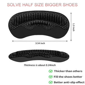 नरम जेल की एड़ी ग्रिप्स जूते बहुत बड़े कुशन रक्षक, फफोले एड़ी के जूते के लिए फफोले एड़ी के दर्द 4 डी क्लाउड हनीकॉम्ब एड़ी पैड - Product Image 4