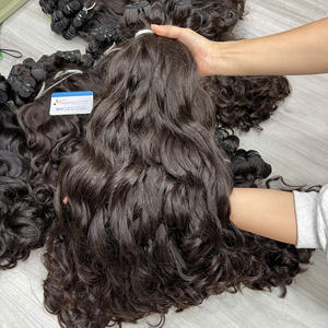Extensions de cheveux bruts de qualité supérieure 2026, cheveux ondulés bruns naturels, cuticules alignées, cheveux non traités, tissage de cheveux ondulés bruts - Product Image 6