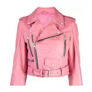 Veste d'hiver de haute qualité pour femmes couleur personnalisée motif solide respirant en cuir tricoté nouveau Style - Product Image 1